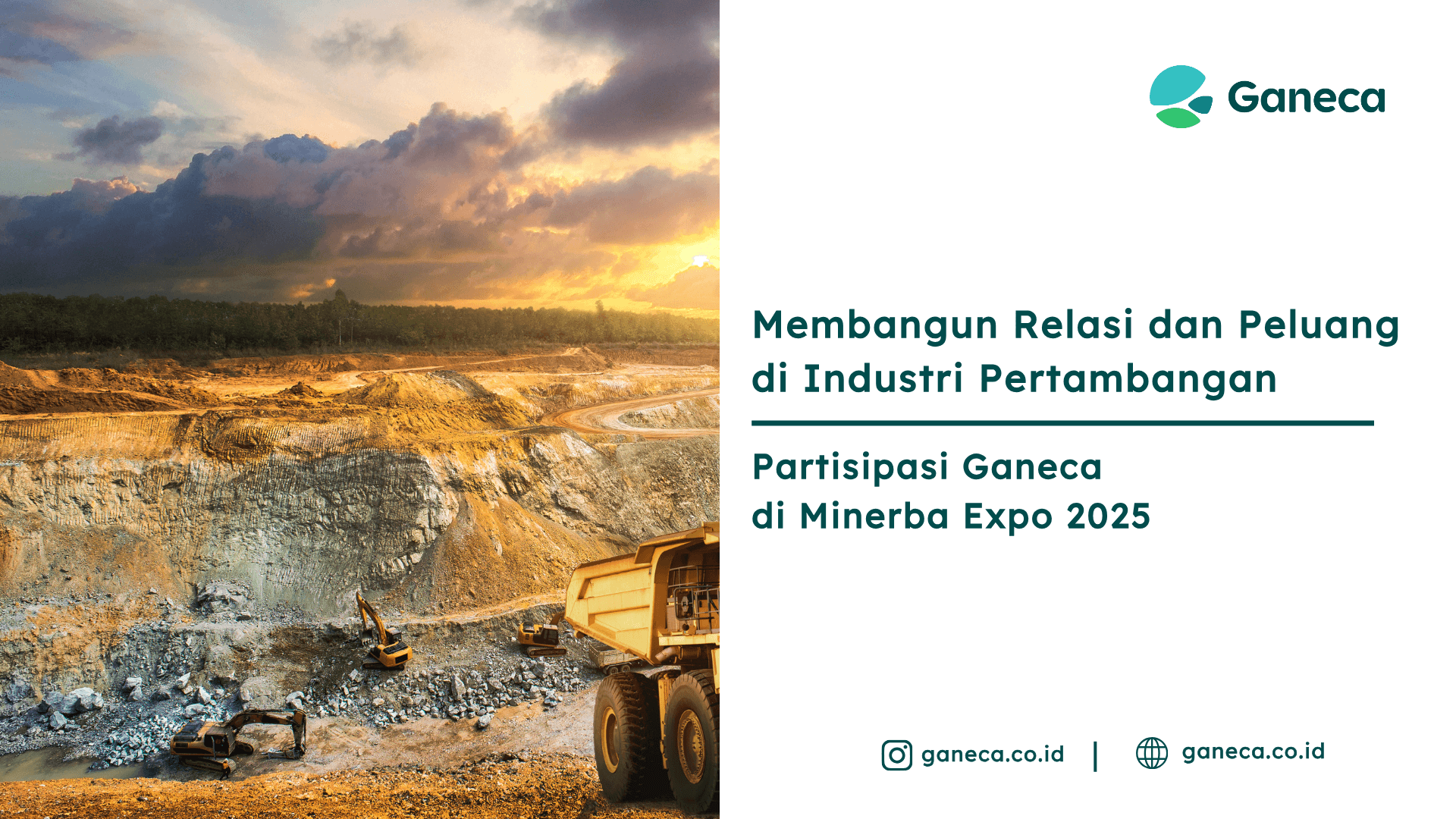 Partisipasi Ganeca dalam Minerba Expo 2025: Membangun Relasi dan Peluang di Industri Pertambangan